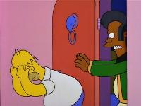 Click to watch 'Homer and Apu' (popup) The Simpsons
